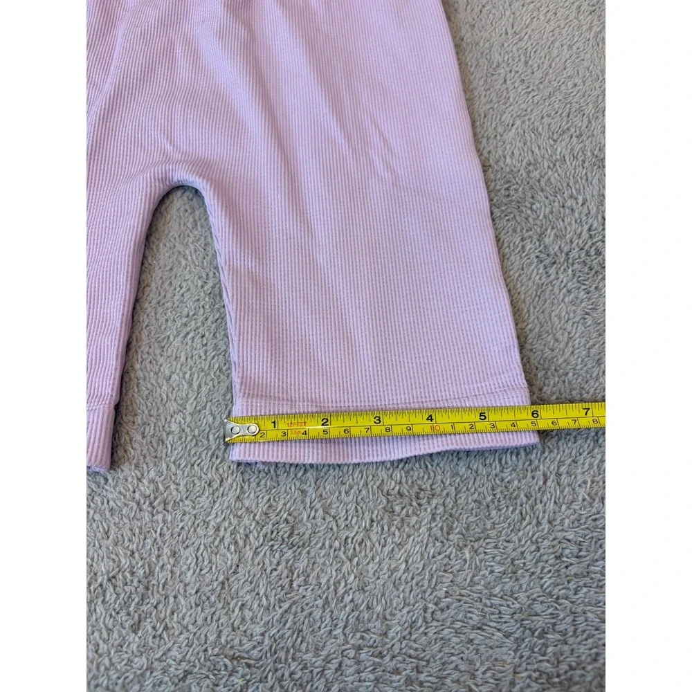 Current San Francisco Lilac Purple Ribbed Biker‎ Shorts High Waist Seamless O/S